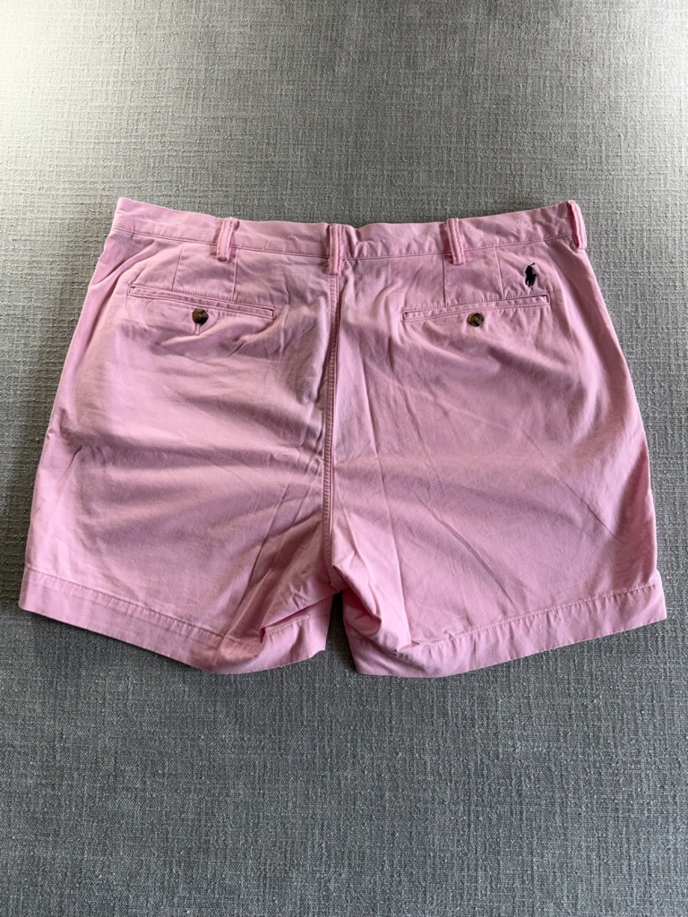 Polo Ralph Lauren Mens Classic Fit Stretch pink chino Shorts 38 - Picture 7 of 12